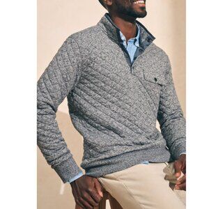 Faherty Epic Quilted Fleece Pullover